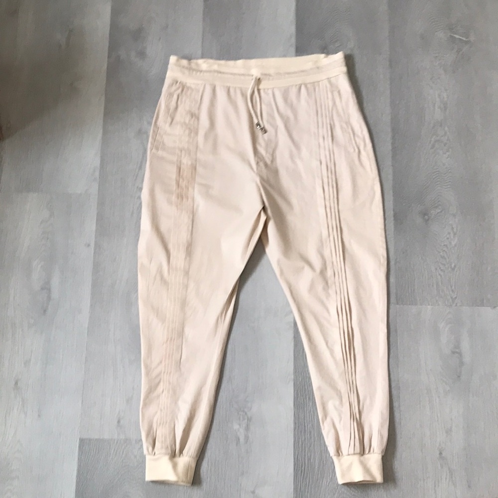 WAWINA COLLECTION PARIS JOGGER PANTS IVORY WOMENS MEDIUM
